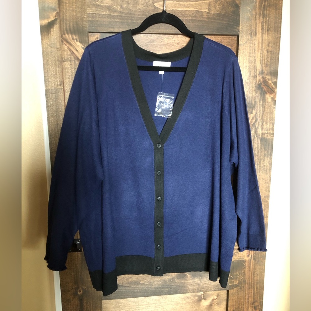 Soft two tone cardigan by Candace Cameron Bure